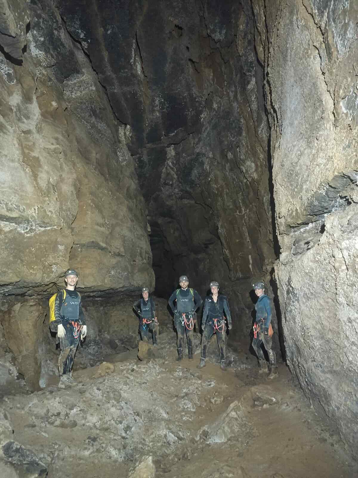 Travesía espeleo Ojáncano Anjana